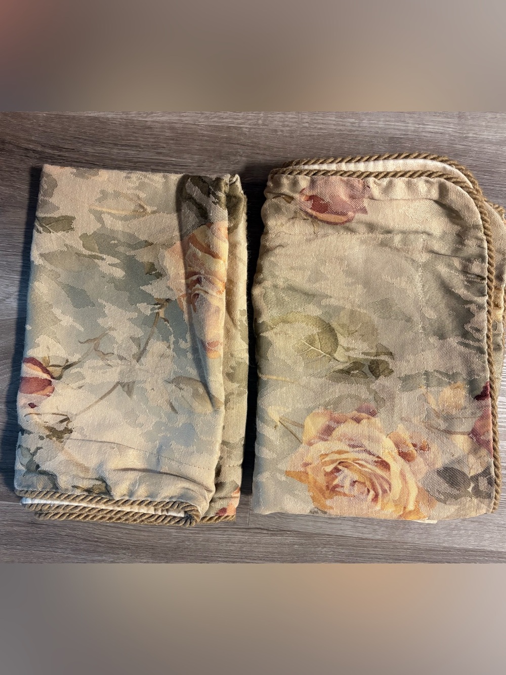 Vintage Ralph Lauren Charlotte Floral Pillow Sham Set - Standar Size (32' x 22')